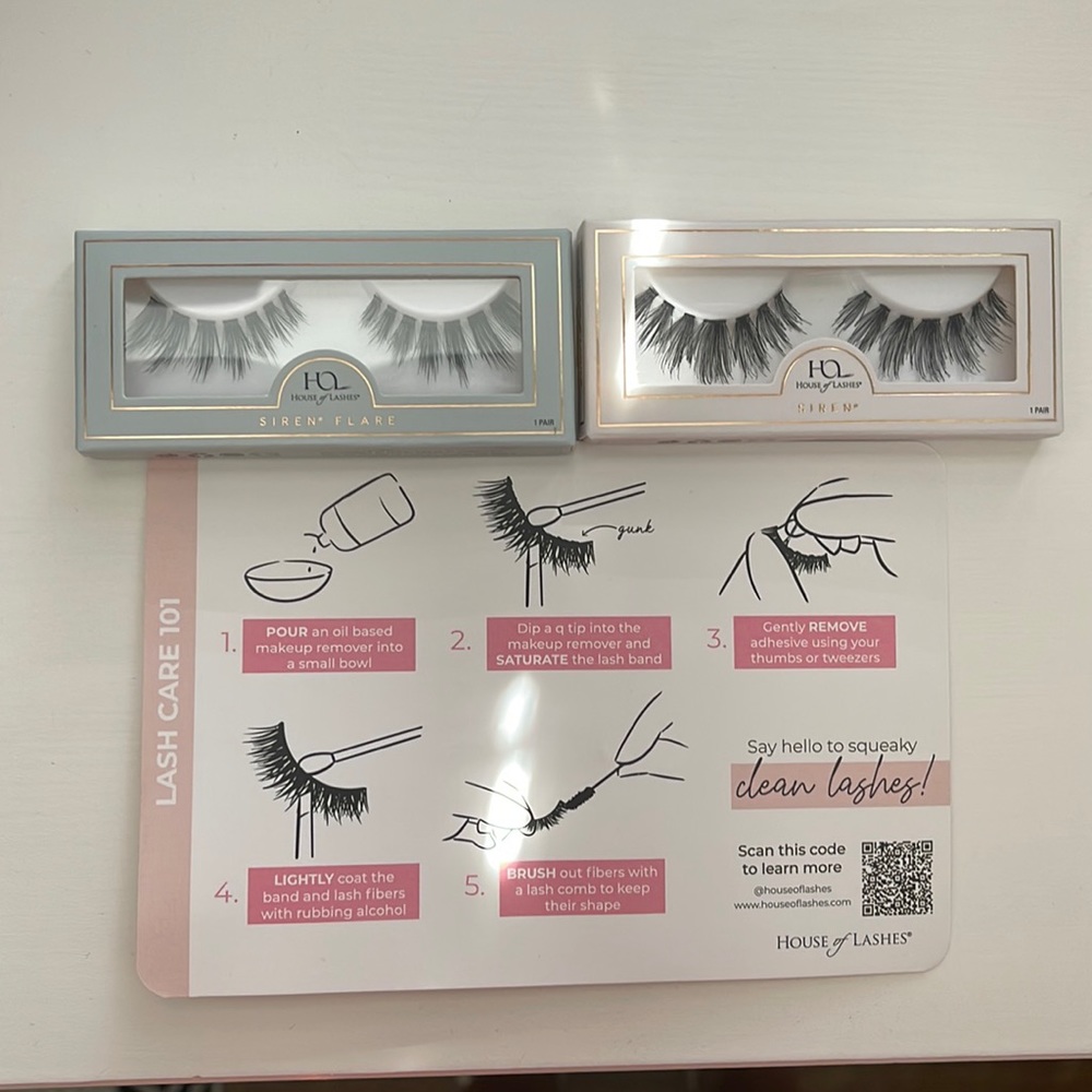 ✨House of Lashes✨ set of 2 NEW IN BOX Lashes